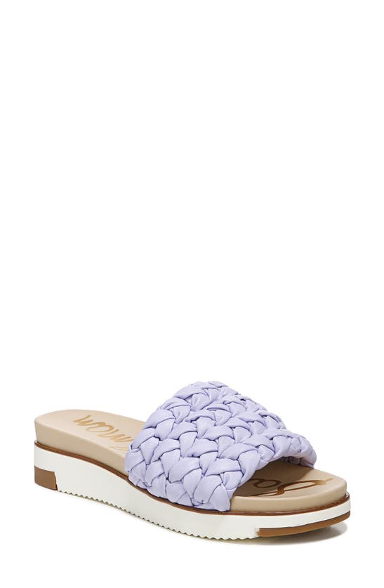 Sam Edelman Women's Ainslie Braided Sandals Women's Shoes In Misty Lilac