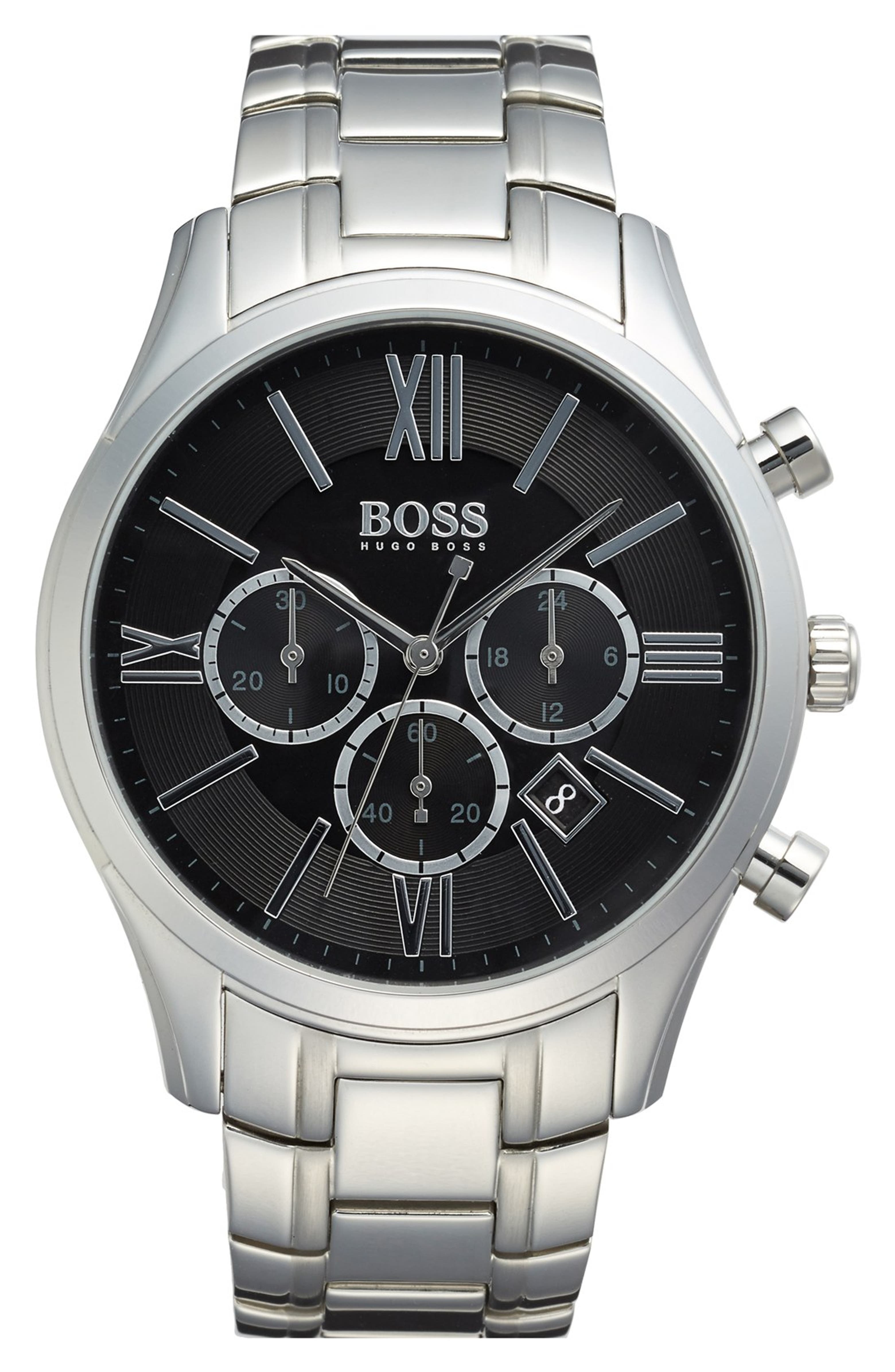 BOSS 'Ambassador' Chronograph Bracelet Watch, 43mm Nordstrom