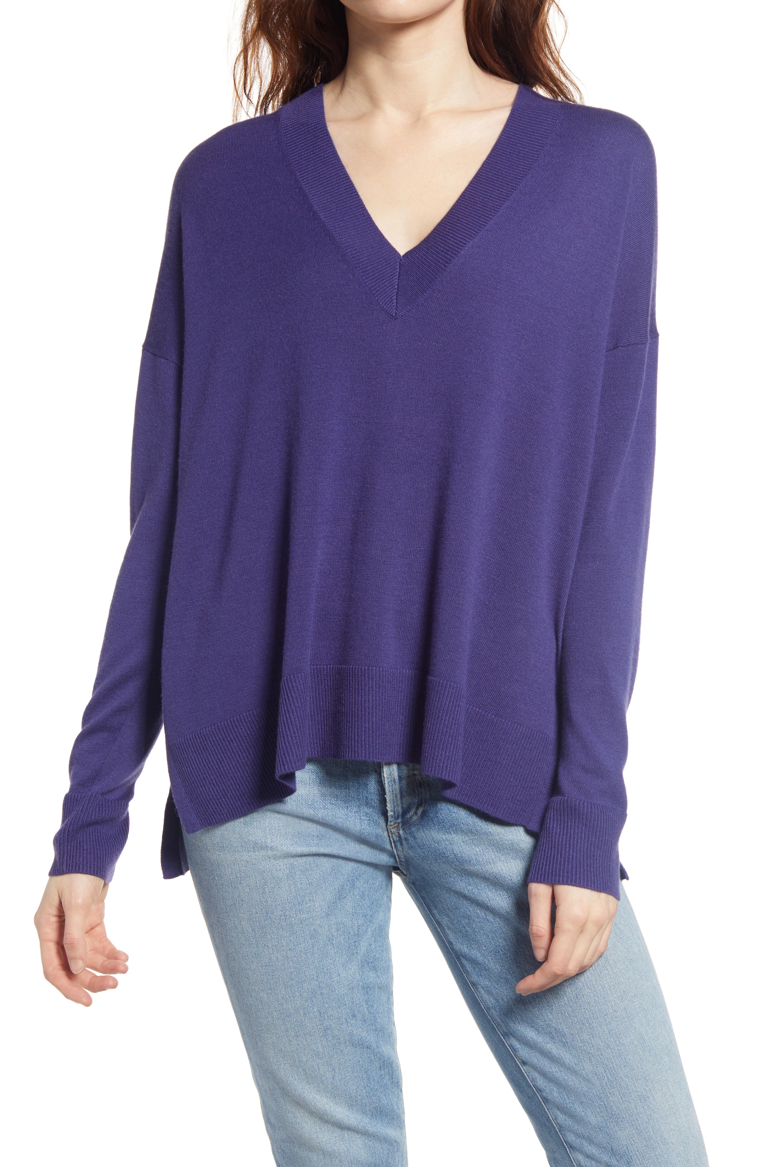 high low sweater top