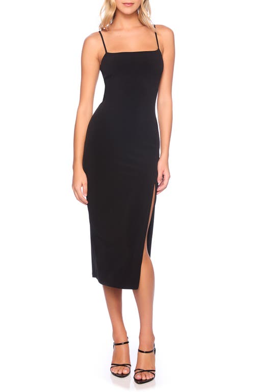 Susana Monaco Matte Jersey Body-con Dress In Black