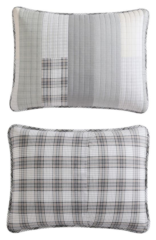 Eddie Bauer Fairview Cotton Quilt 3-piece Set In Grey