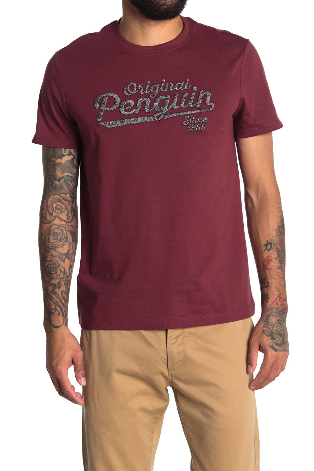 penguin v neck t shirt