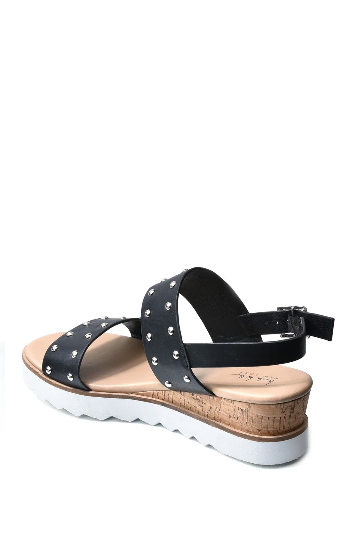nicole miller studded flats
