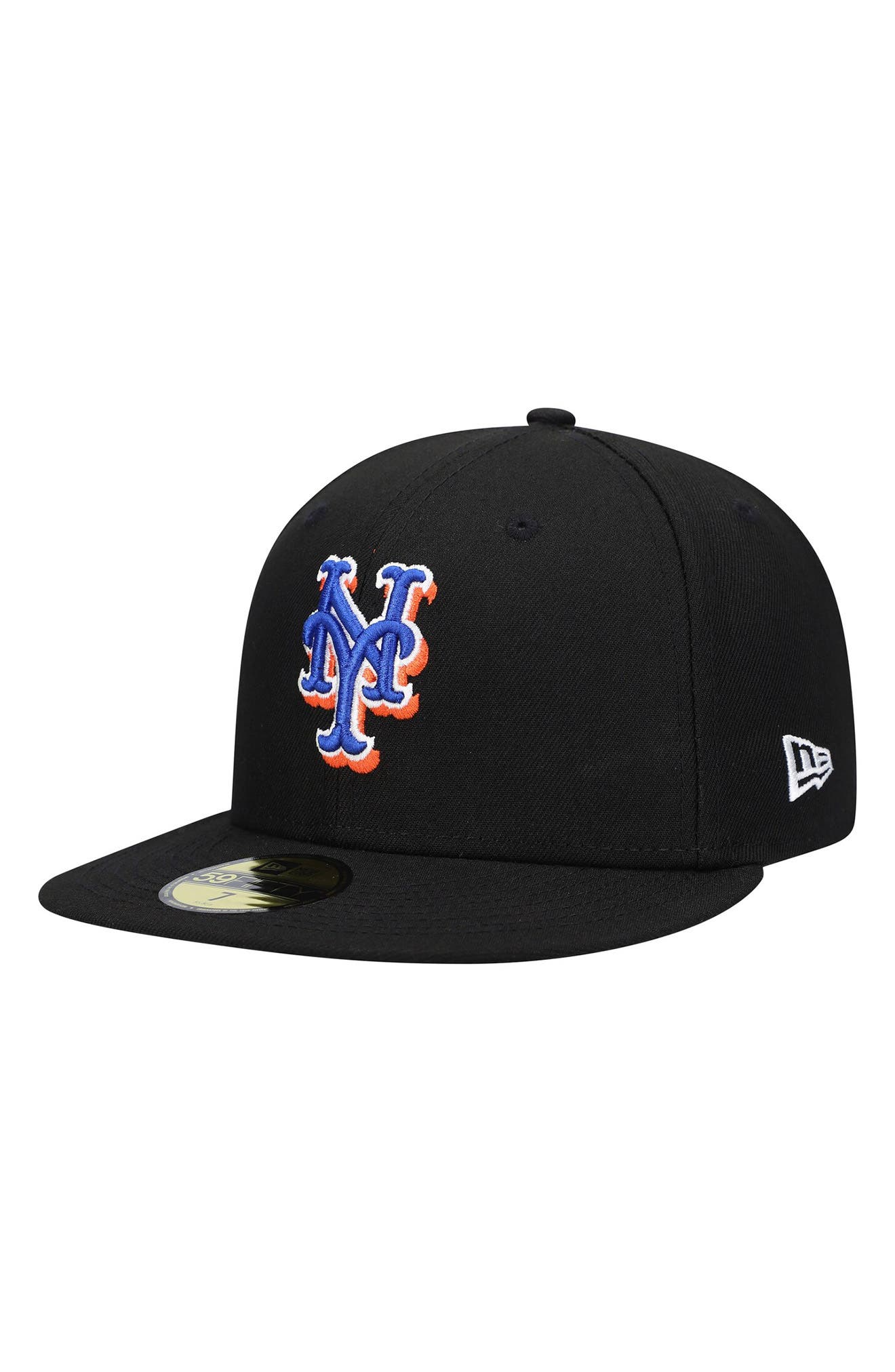 new york mets black alternate cooperstown 59fifty fitted