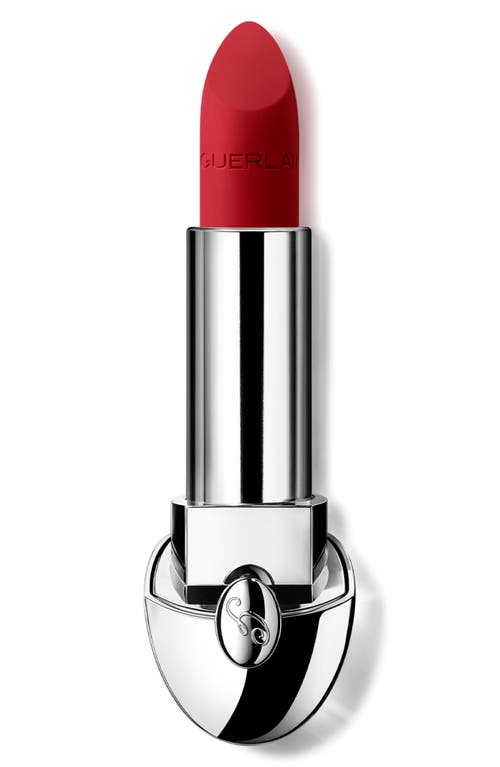 Rouge G Customizable Luxurious Velvet Metallic Lipstick in Rouge Red
