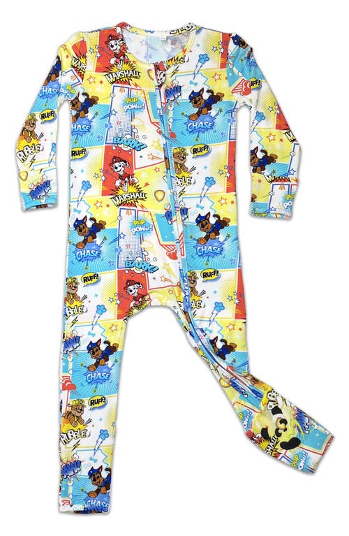 Bellabu Bear x Nickelodeon™ Kids' Paw Patrol Convertible Footie Pajamas in Red 