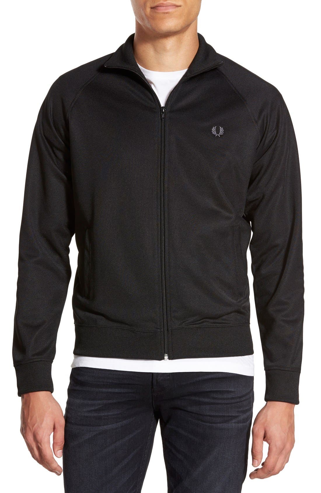Fred Perry Zip Front Raglan Track Jacket Nordstrom