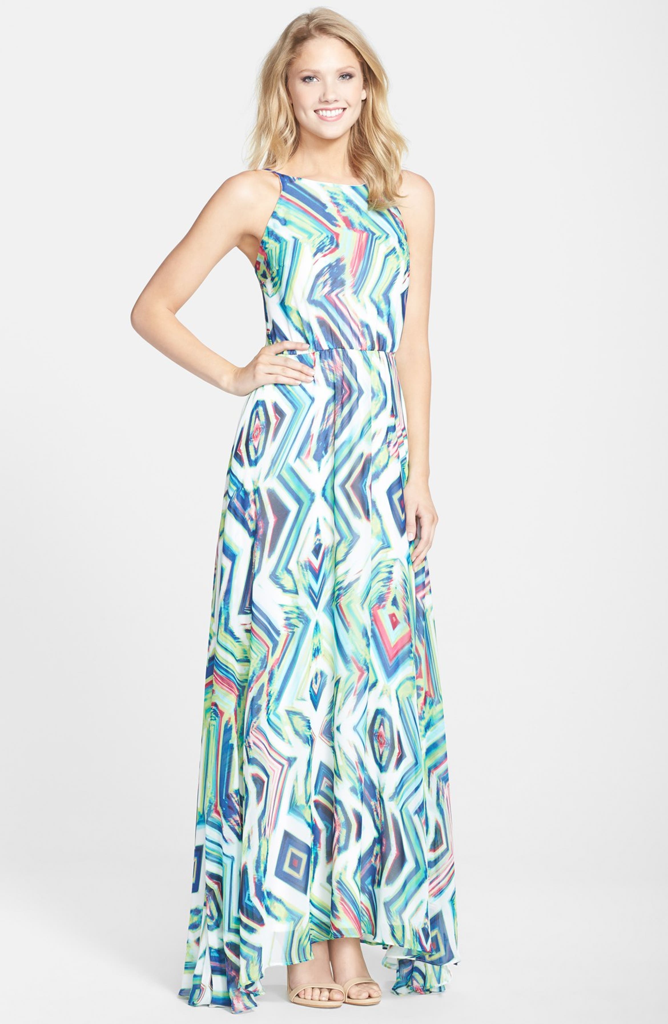 KUT from the Kloth Geo Print Maxi Dress | Nordstrom