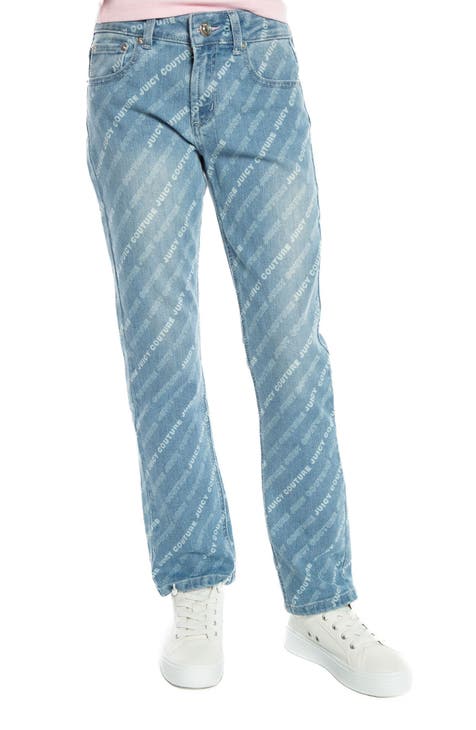 Kids' Logo Straight Leg Jeans (Big Kid)