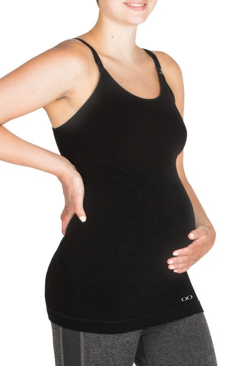 Belly Support Seamless Maternity Camisole - Isabel Maternity by Ingrid &  Isabel™ Black M/L