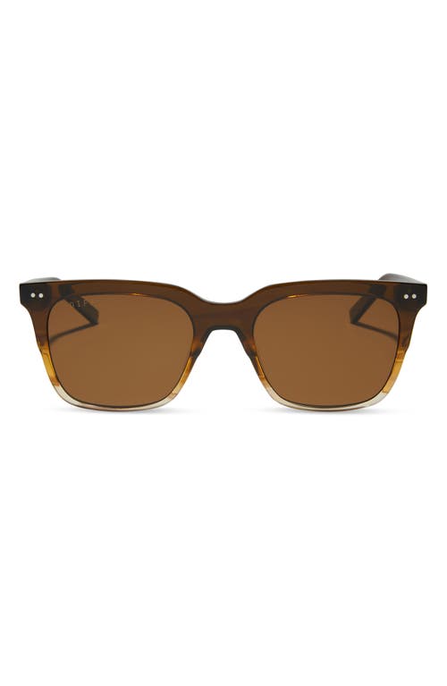 DIFF Billie XL 54mm Square Sunglasses in Brown at Nordstrom