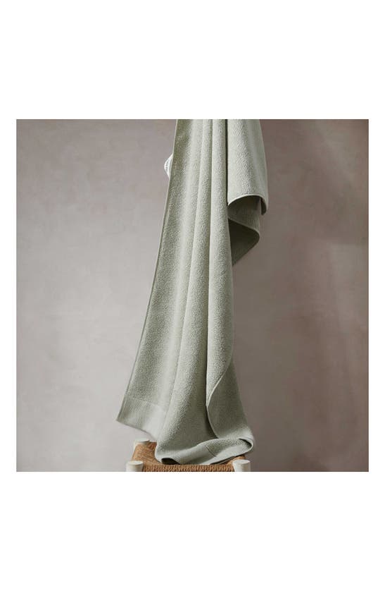 Shop Calvin Klein Entwine 3-piece Towel Set In Pastel Green