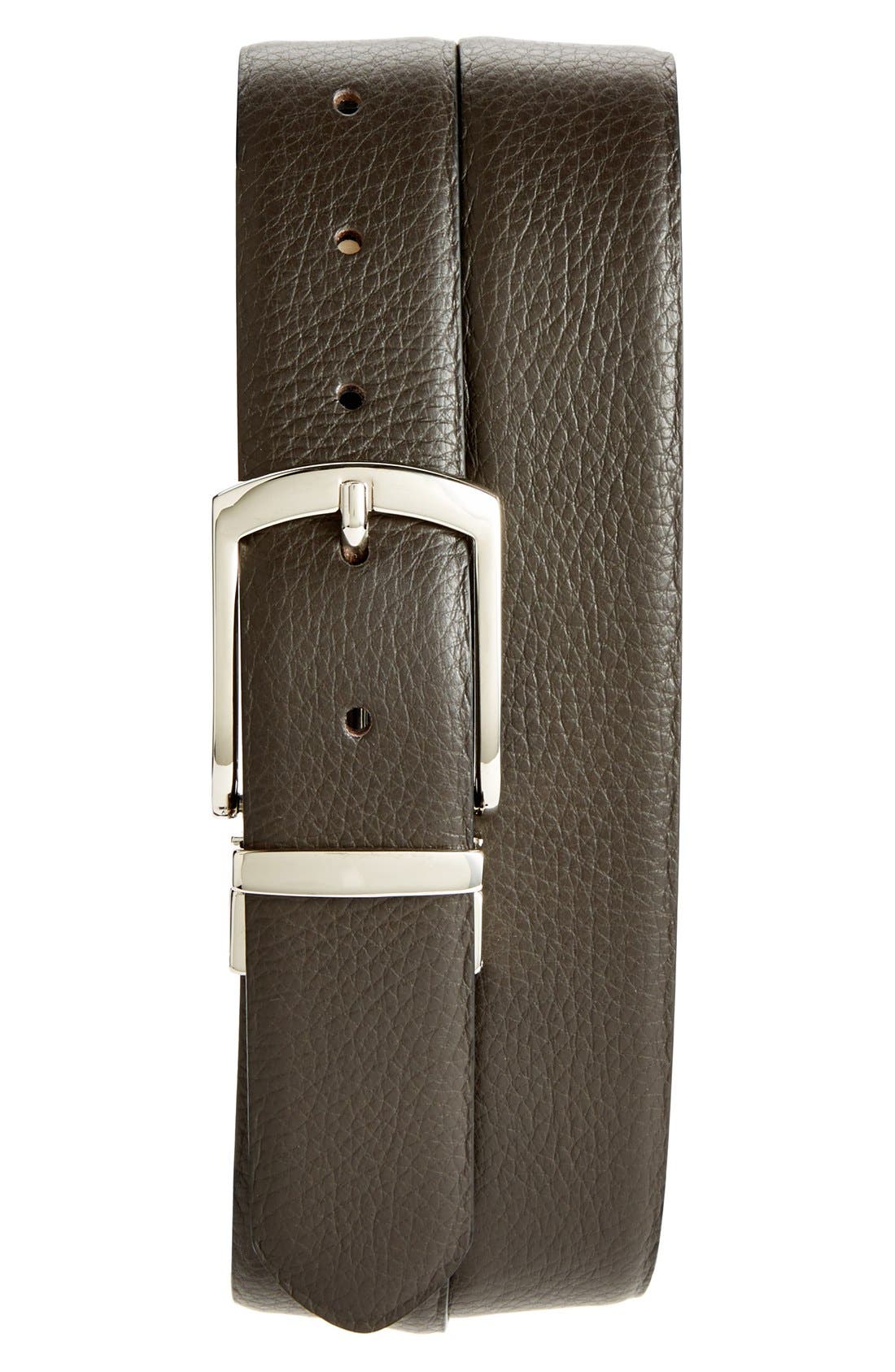 Canali Reversible Leather Belt Nordstrom