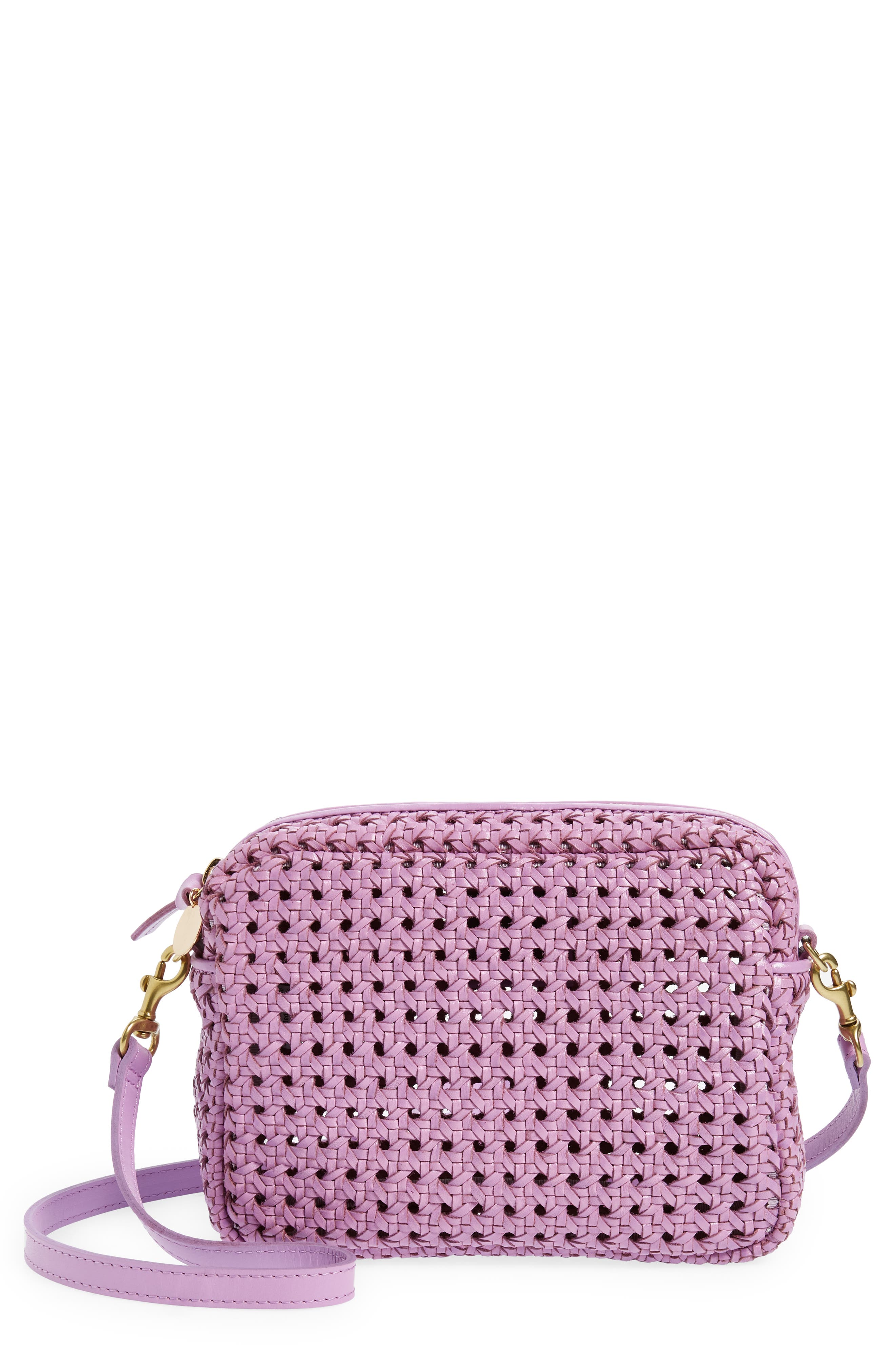 Clare V. Midi Sac Woven Leather Crossbody Bag Nordstrom