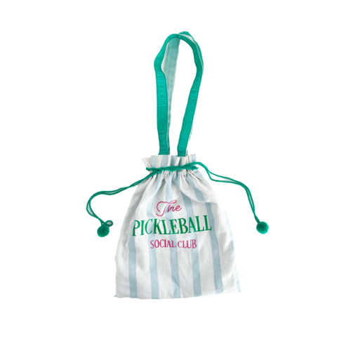 Jollity & Co Pickleball Social Club Tote And Paddle Bags In Small Paddle Bag