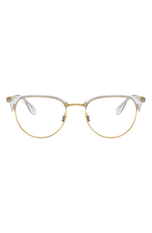 Ray-Ban Phantos 51mm Optical Glasses in Goldd at Nordstrom