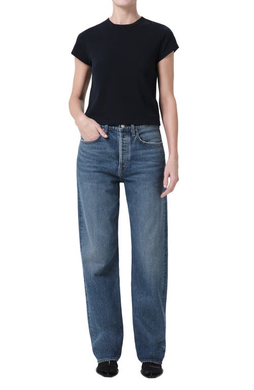 Agolde 90 S Pinch Waist Hr Striaght In Range In Essence