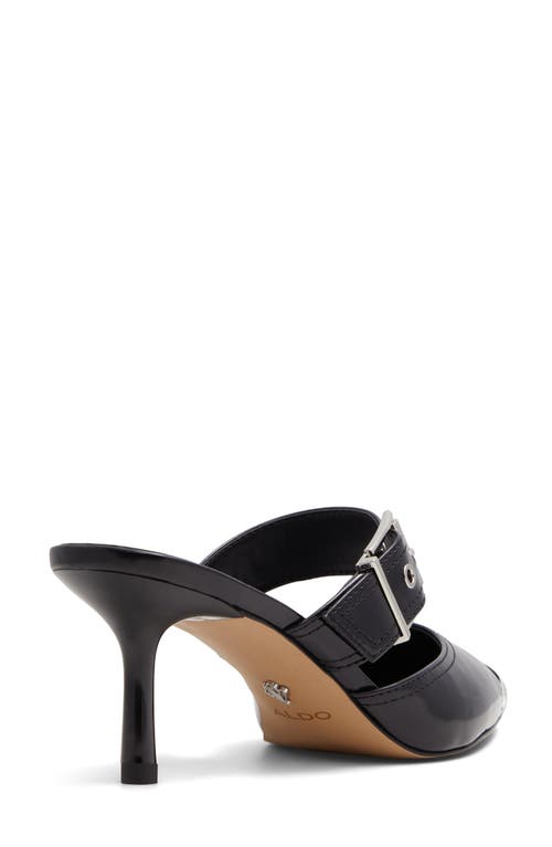 Shop Aldo Gretla Pointed Cap Toe Mule In Black