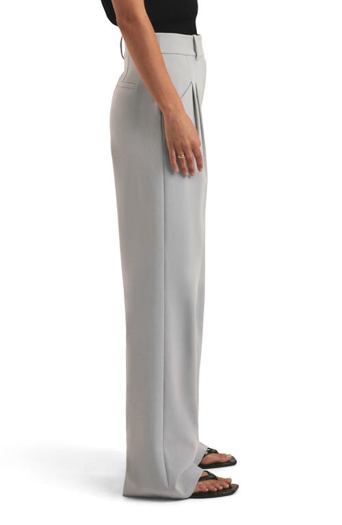 Shop Favorite Daughter The Nadie Pleated Pants In Ultimate Gray