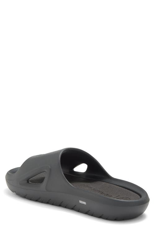 Adidas Originals Adidas Adicane Slide Sandal In Carbon/carbon/core Black
