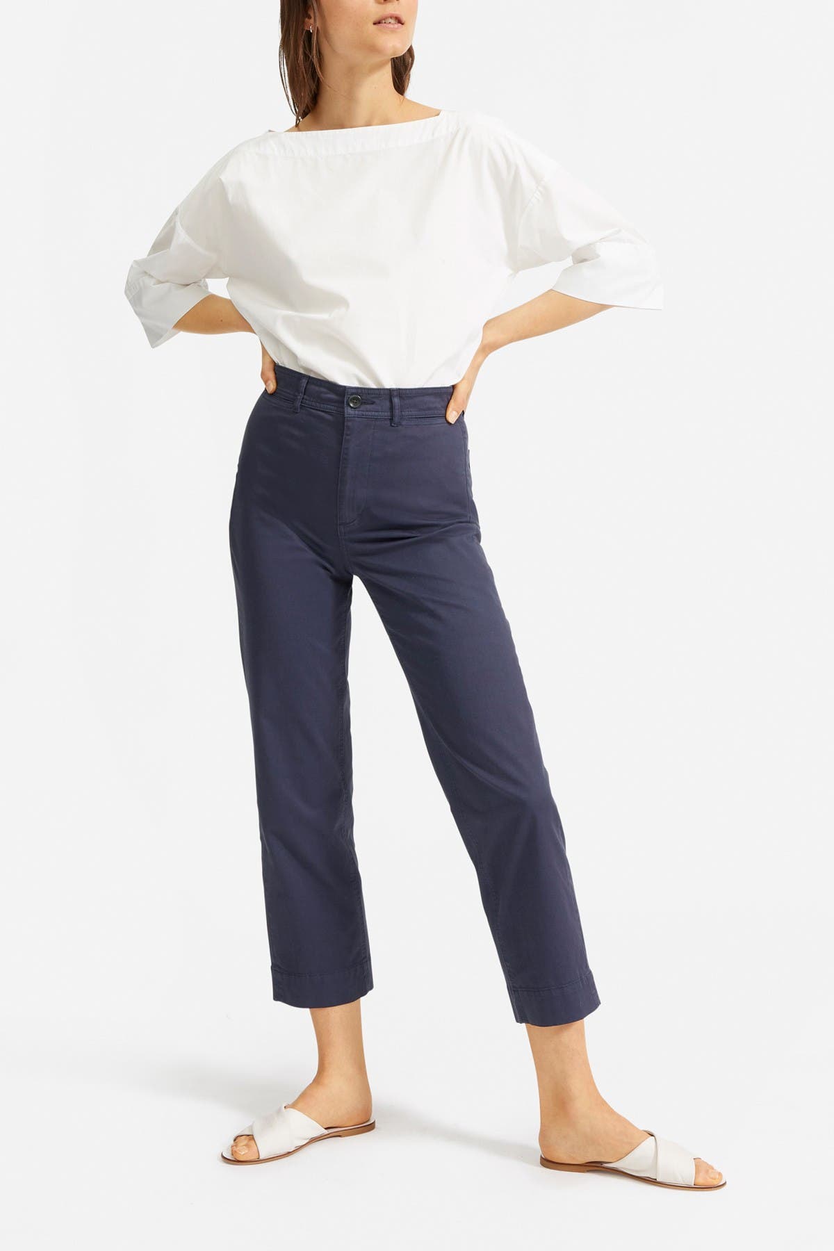 women's lightweight straight leg jeans
