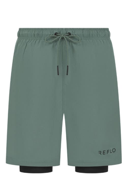 Shop Reflo Desna 2-in-1 Active Short In Dark Forest