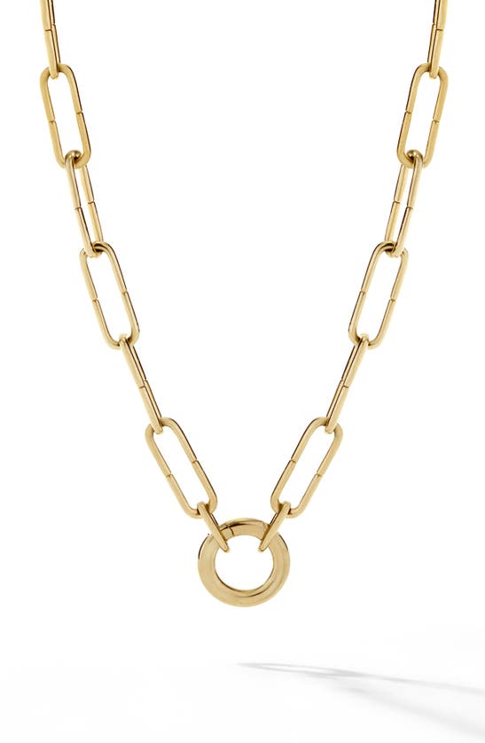 Shop Cast The Hairpin Chain Link Necklace In Gold