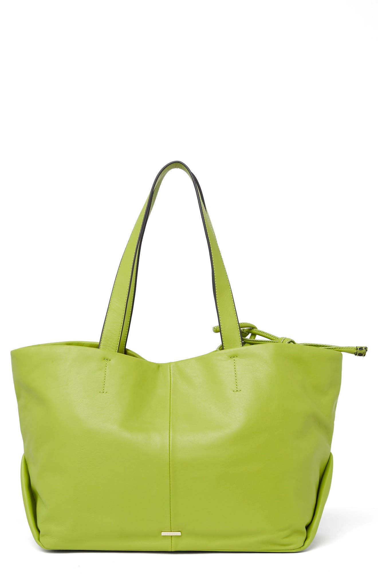 Vince Camuto Maryn Small Leather Tote In Apple Buzz