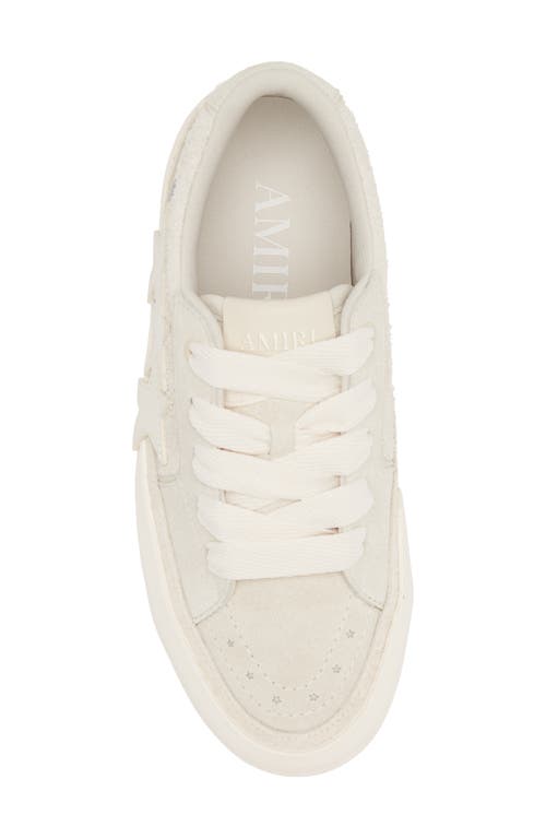 Amiri Sunset Skate Panelled Suede Sneakers In Alabaster Birch