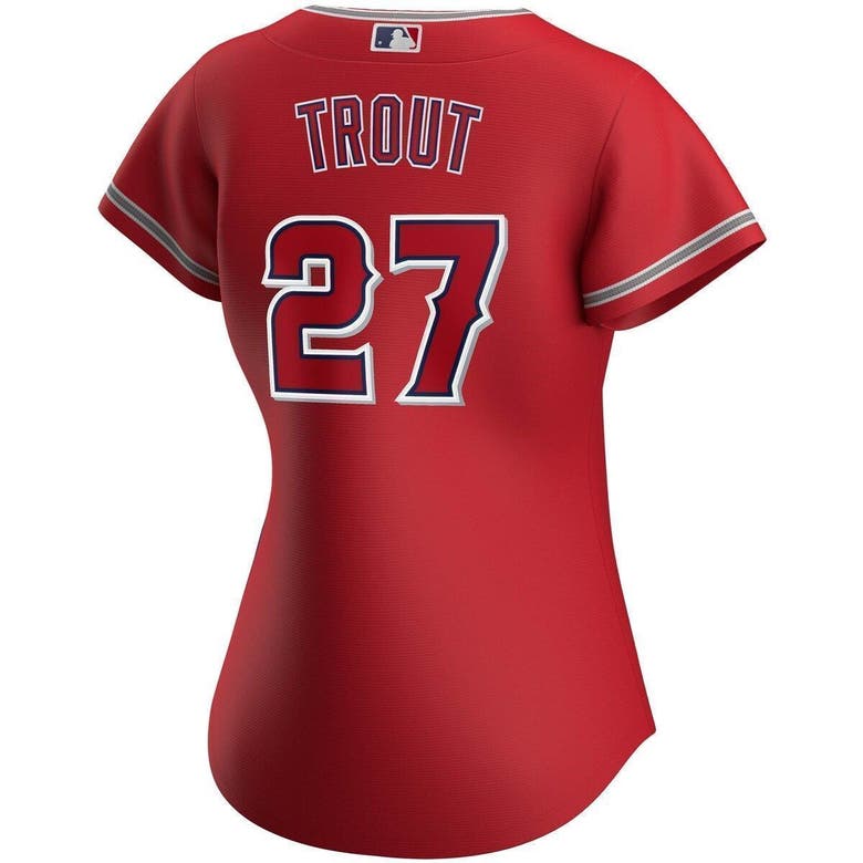 Nike Mike Trout Red Los Angeles Angels Alternate Replica Player Jersey