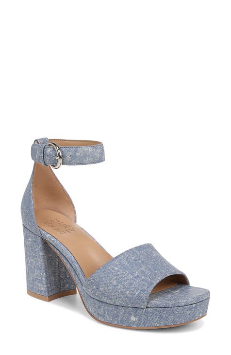 Blue Ankle Strap Sandals for Women | Nordstrom