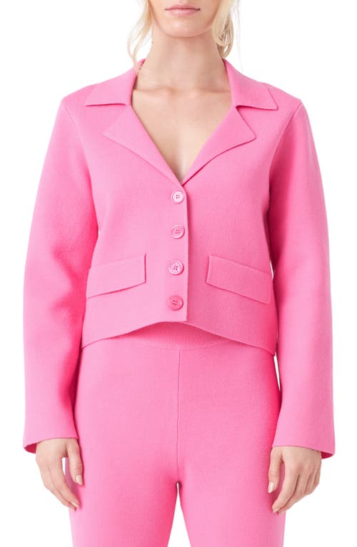 Endless Rose Sweater Blazer Pink at Nordstrom,