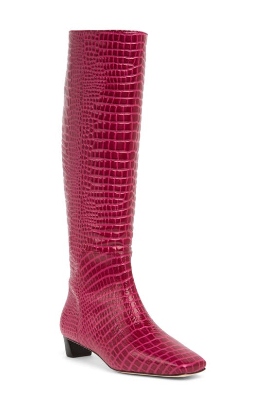Frances Valentine Mackie Knee High Boot In Berry
