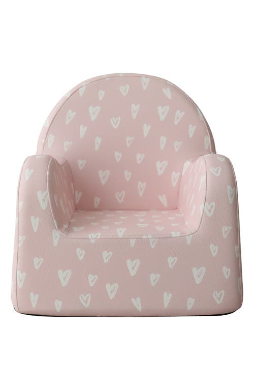 Posh Baby & Kids Kids' Soffkin Faux Leather Chair in Pink 