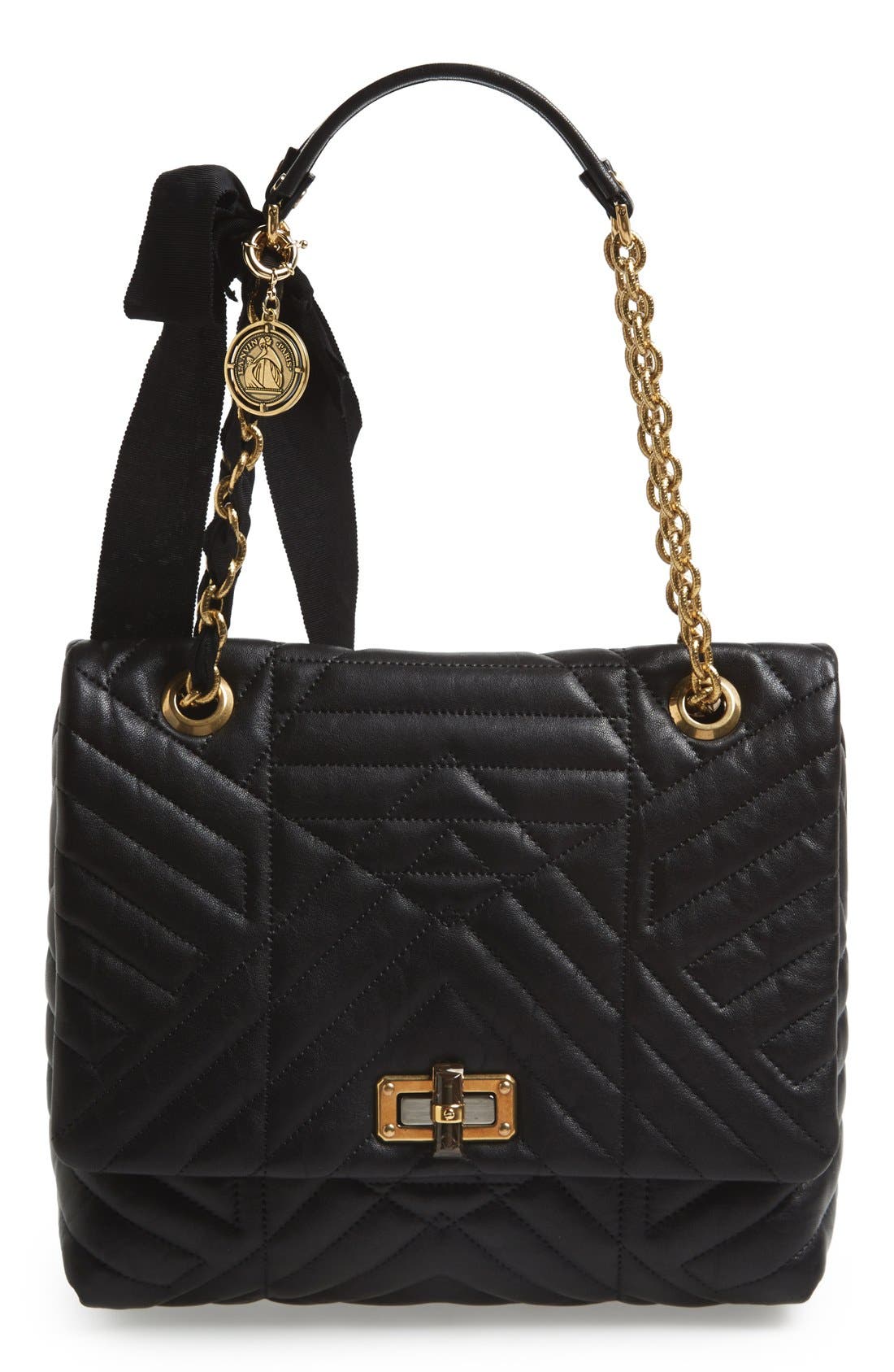 Lanvin 'Medium Happy' Quilted Leather Shoulder Bag Nordstrom