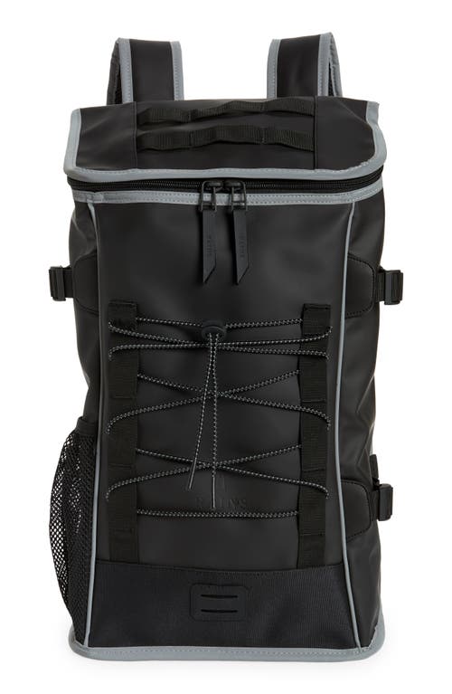 Rains Mountaineer Backpack in Black Reflective