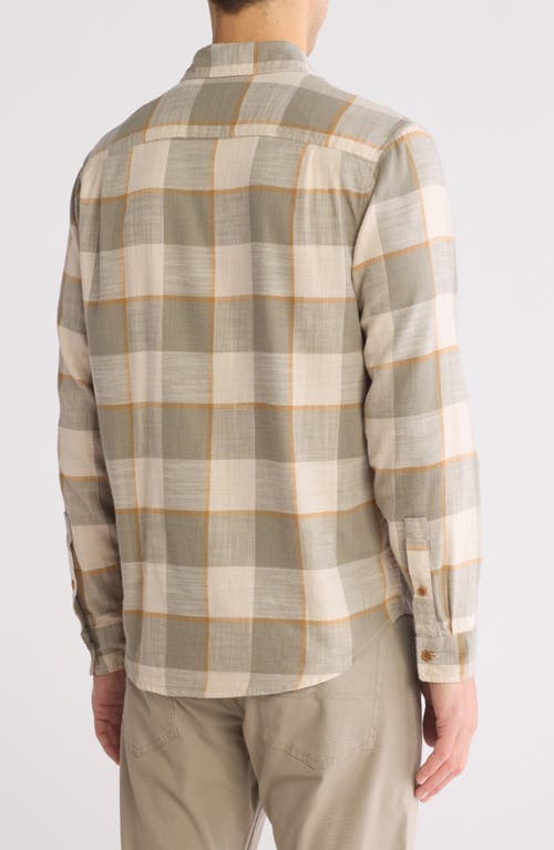 Lucky Brand Mason Plaid Cotton Button-up Shirt In Natural Multi