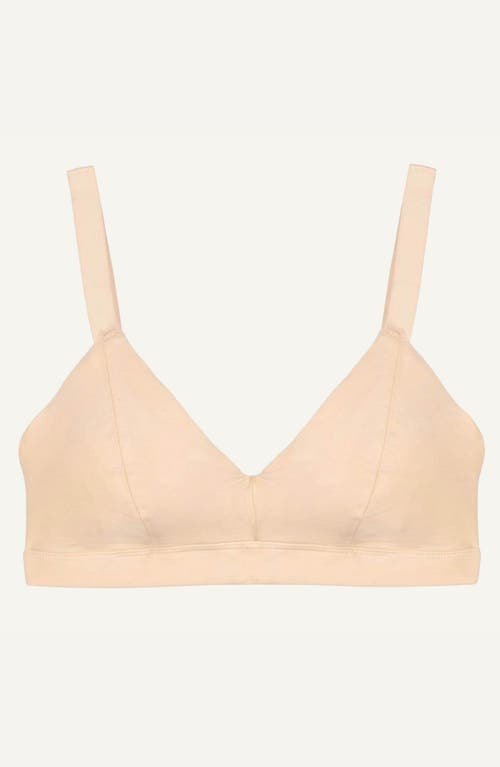 Shop Subset Triangle Soft Bra In Wheat