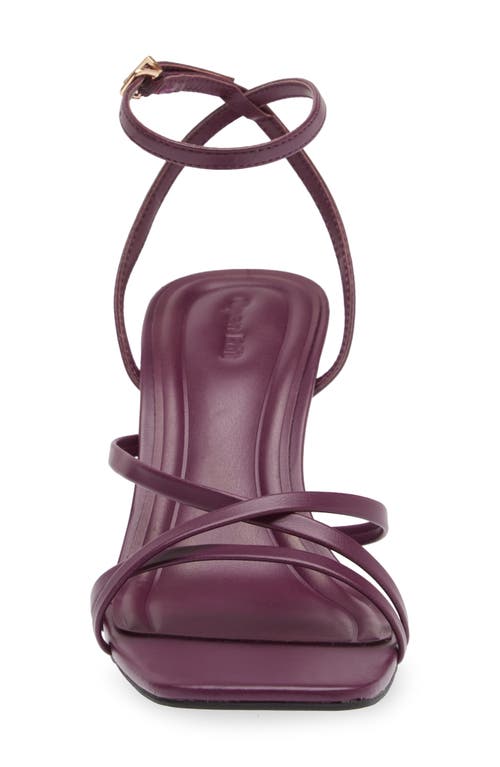 Shop Open Edit Remington Ankle Strap Sandal In Purple Mulberry