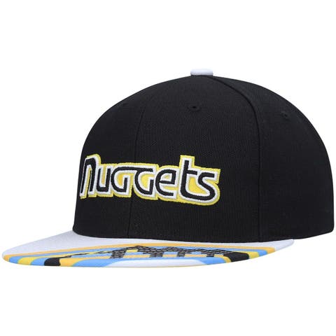 Lids St. Louis Blues Mitchell & Ness Gold Leaf Trucker Snapback Hat - Black