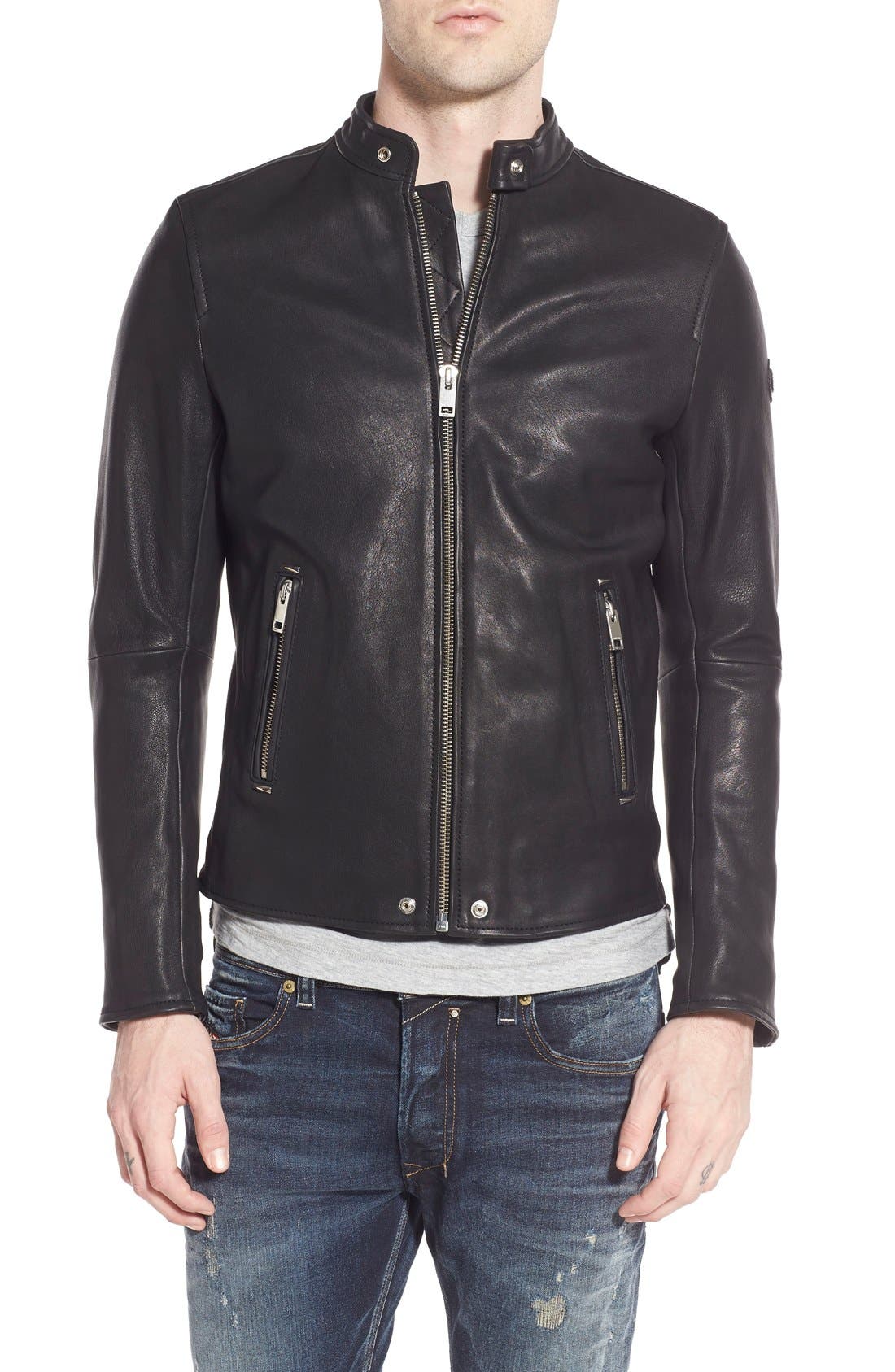 diesel l roshi leather jacket