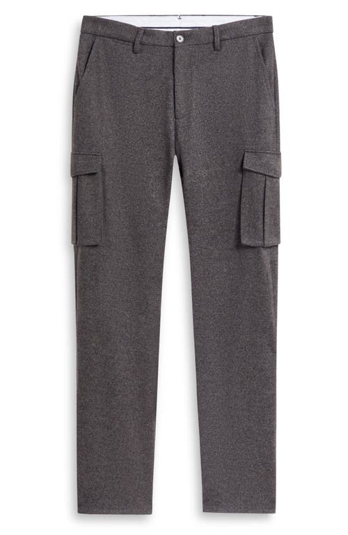 Shop Bugatchi Wool Blend Cargo Pants In Zinc