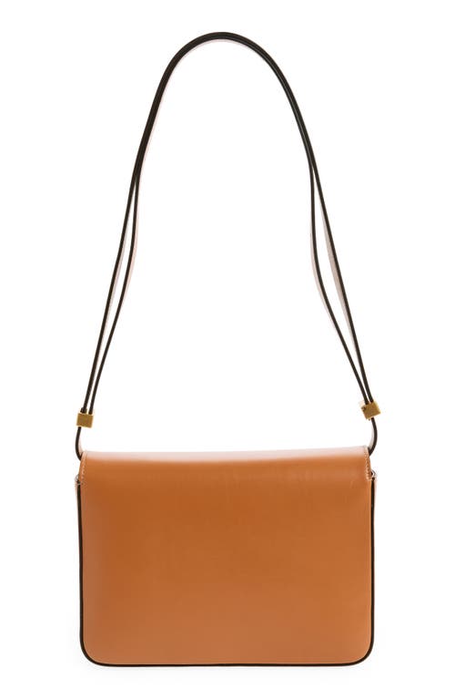 Shop Tod's Mini T-timeless Leather Shoulder Bag In Kenia Scuro