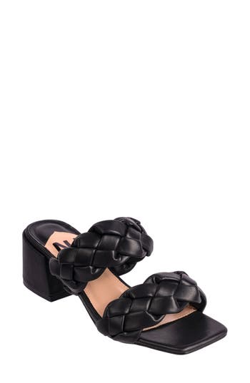 Ninety Union Twist Slide Sandal In Black