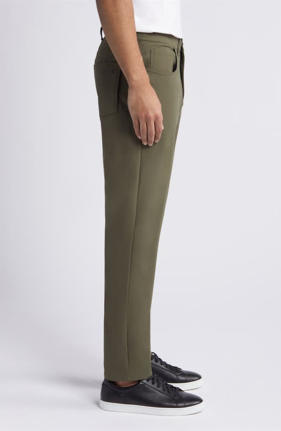 Shop Zella Commuter Pants In Olive Night