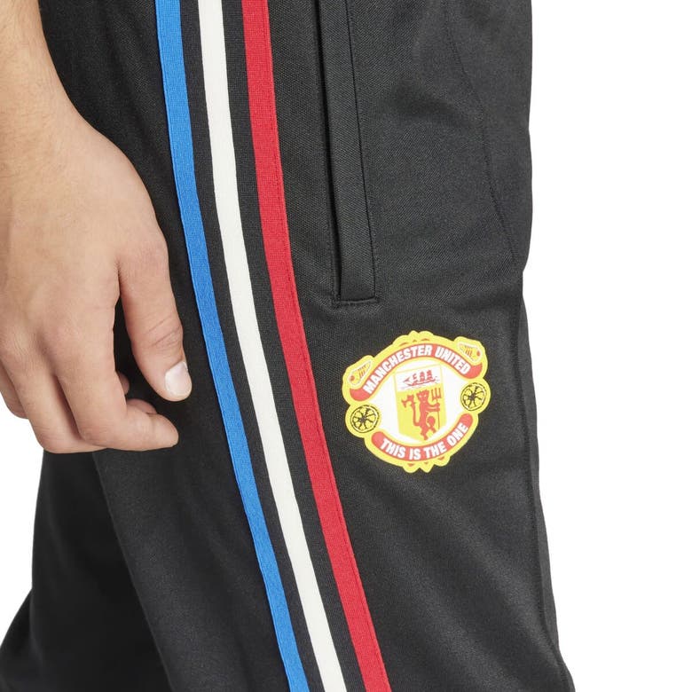 Shop Adidas Originals Black Manchester United X Stone Roses 2023/24 Track Pants