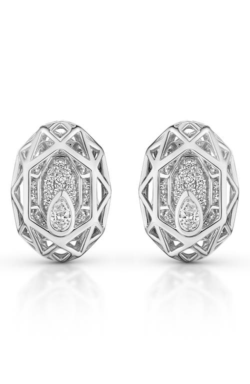 Hueb Estelar Diamond Stud Earrings in White Gold at Nordstrom