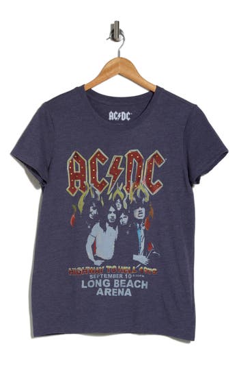 Lucky Brand Ac/dc Iconic Graphic T-shirt In Blue