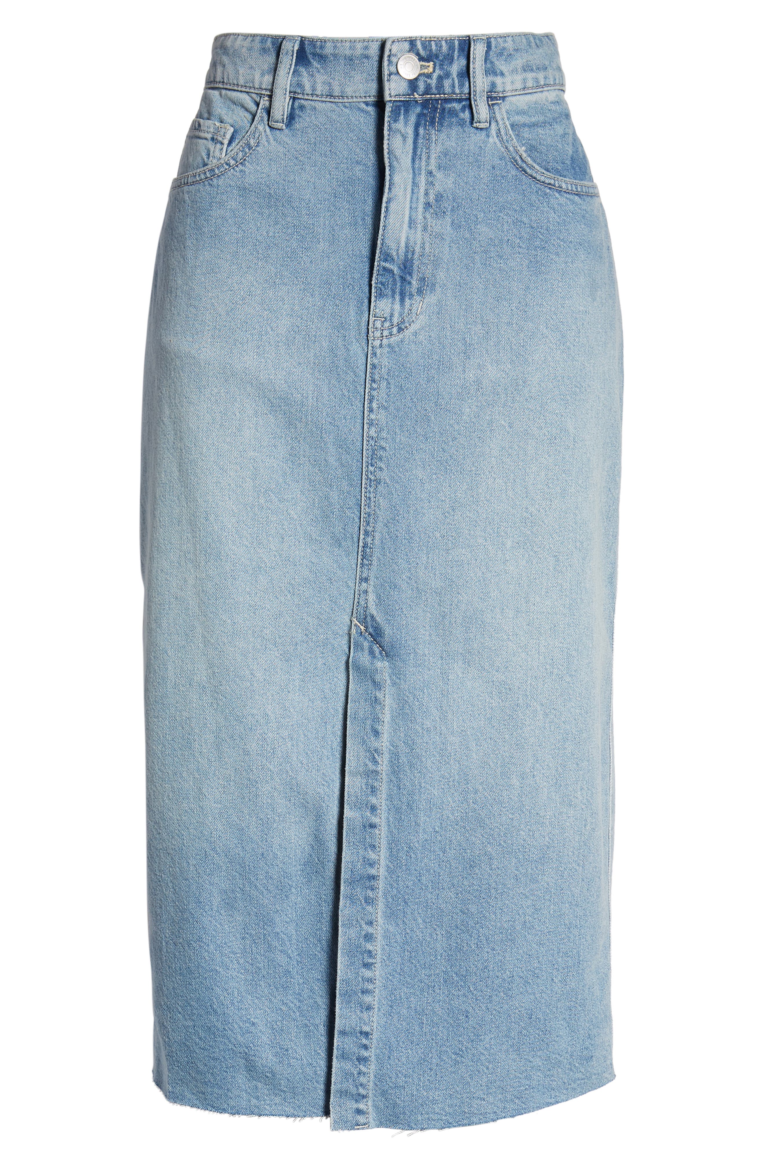 free people wilshire denim skirt