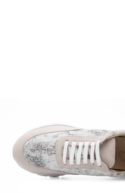 Amalfi By Rangoni Jera Sneaker In Bianca Wash/dust